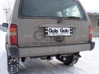 Фаркоп оцинкованный Jeep Cherokee XJ 1988-2001 условно-съемное крепление шара