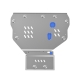 Защита картера и коробки передач для GEELY Galaxy M9 2025-н.в. 1,5 гибрид AT 4WD (алюминий 3мм) / Джили