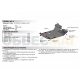 Защита картера и КПП Автоброня для 1,6 сталь 2 мм для Honda HR-V 1998-2006